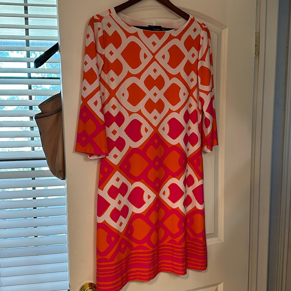 🧡🩷 Geometric Dress 🩷🧡